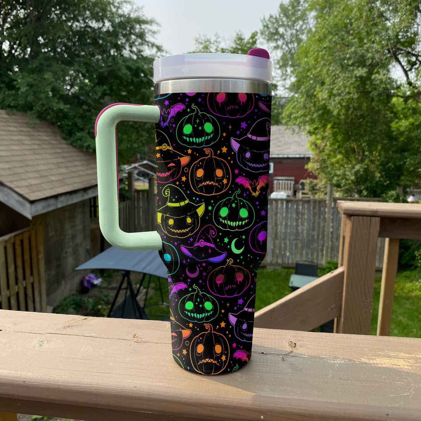 Shineful Tumbler Neon Nightmare Halloween