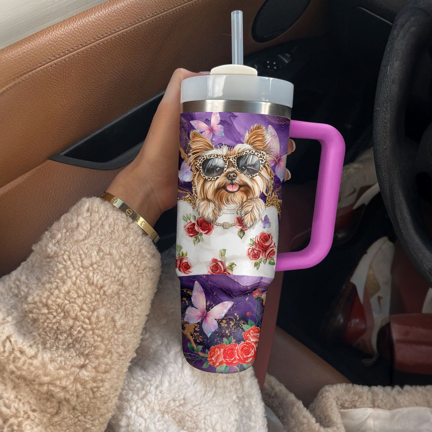 Shineful Tumbler Yorkie Glamour