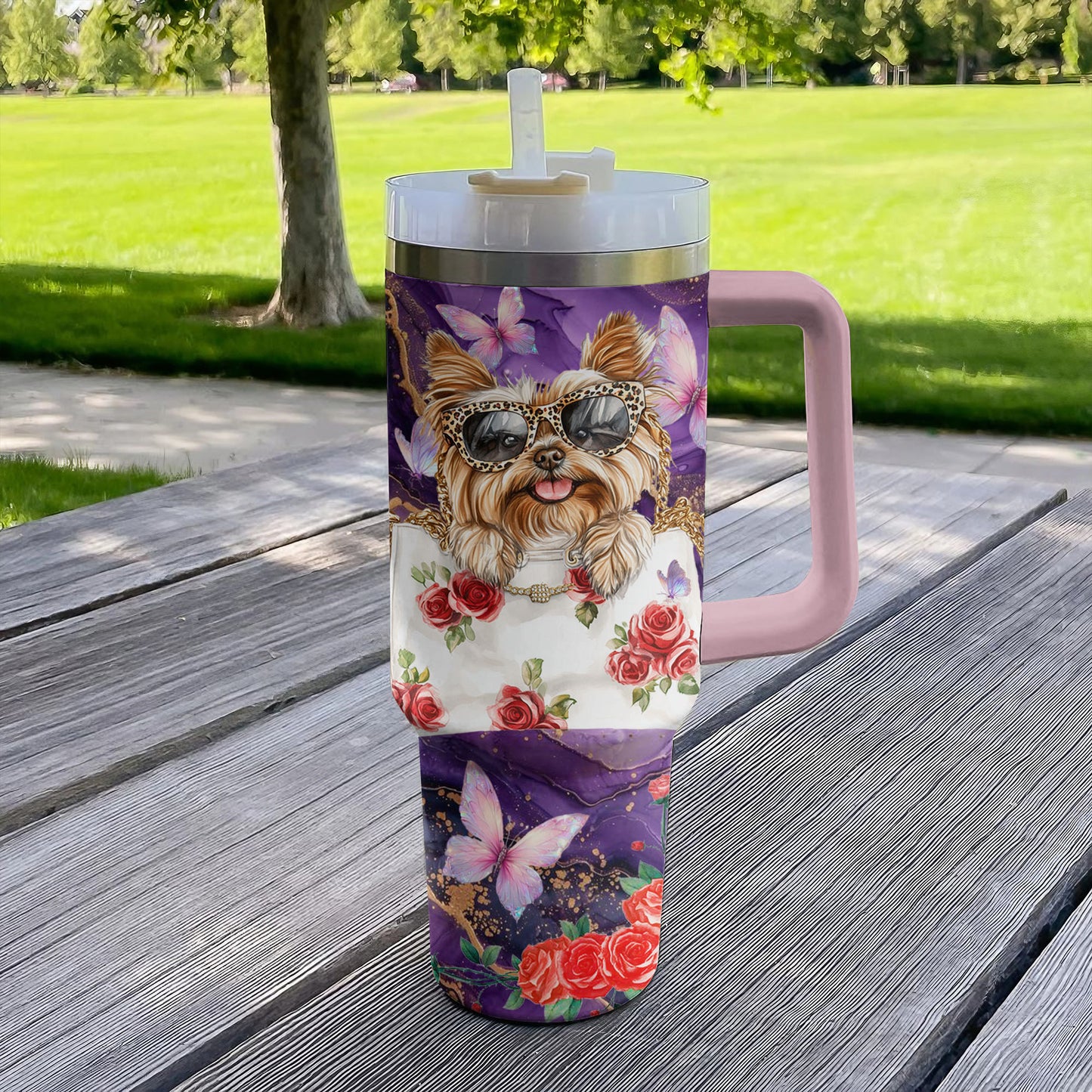 Shineful Tumbler Yorkie Glamour