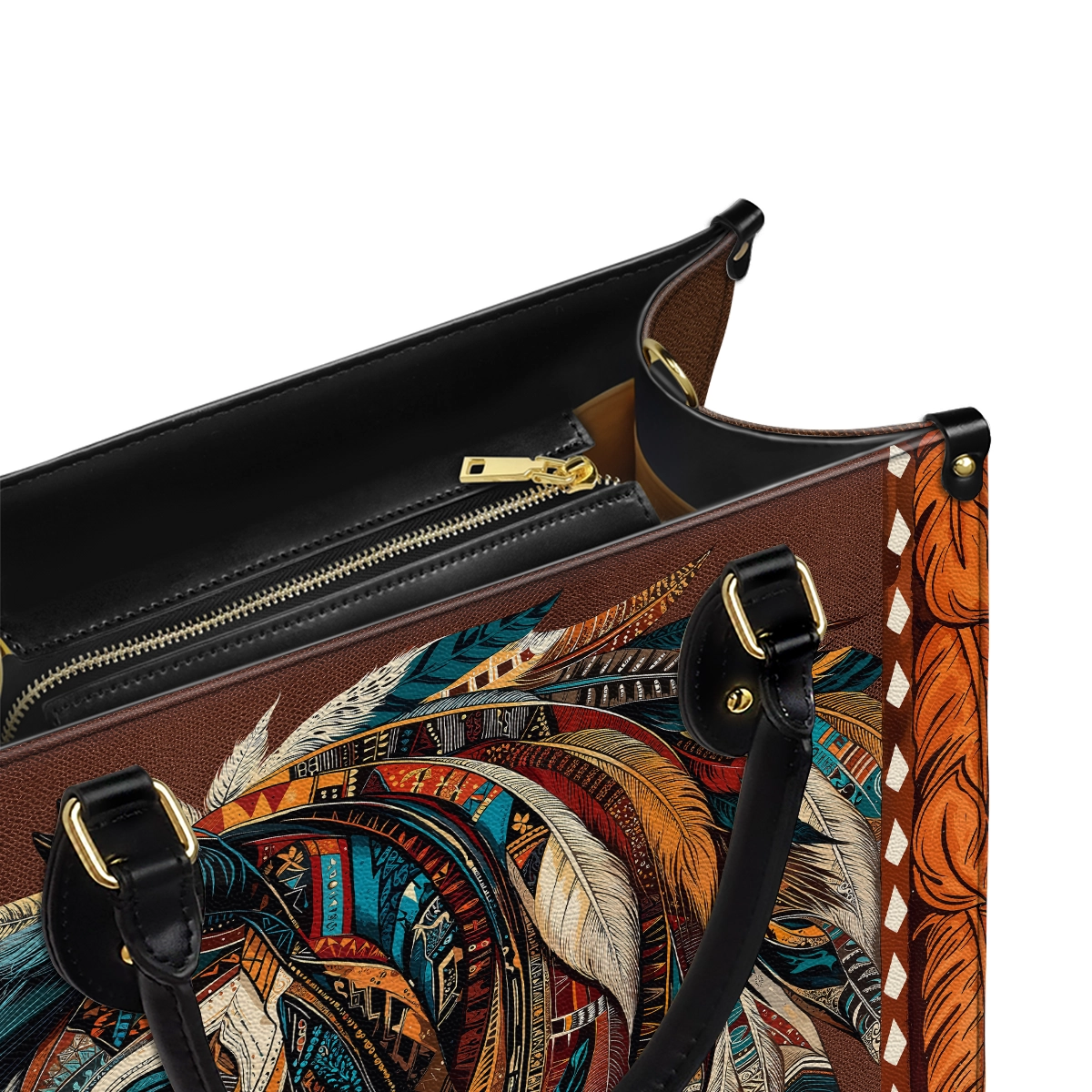 Shineful Leather Bag Tribal Horse Majesty