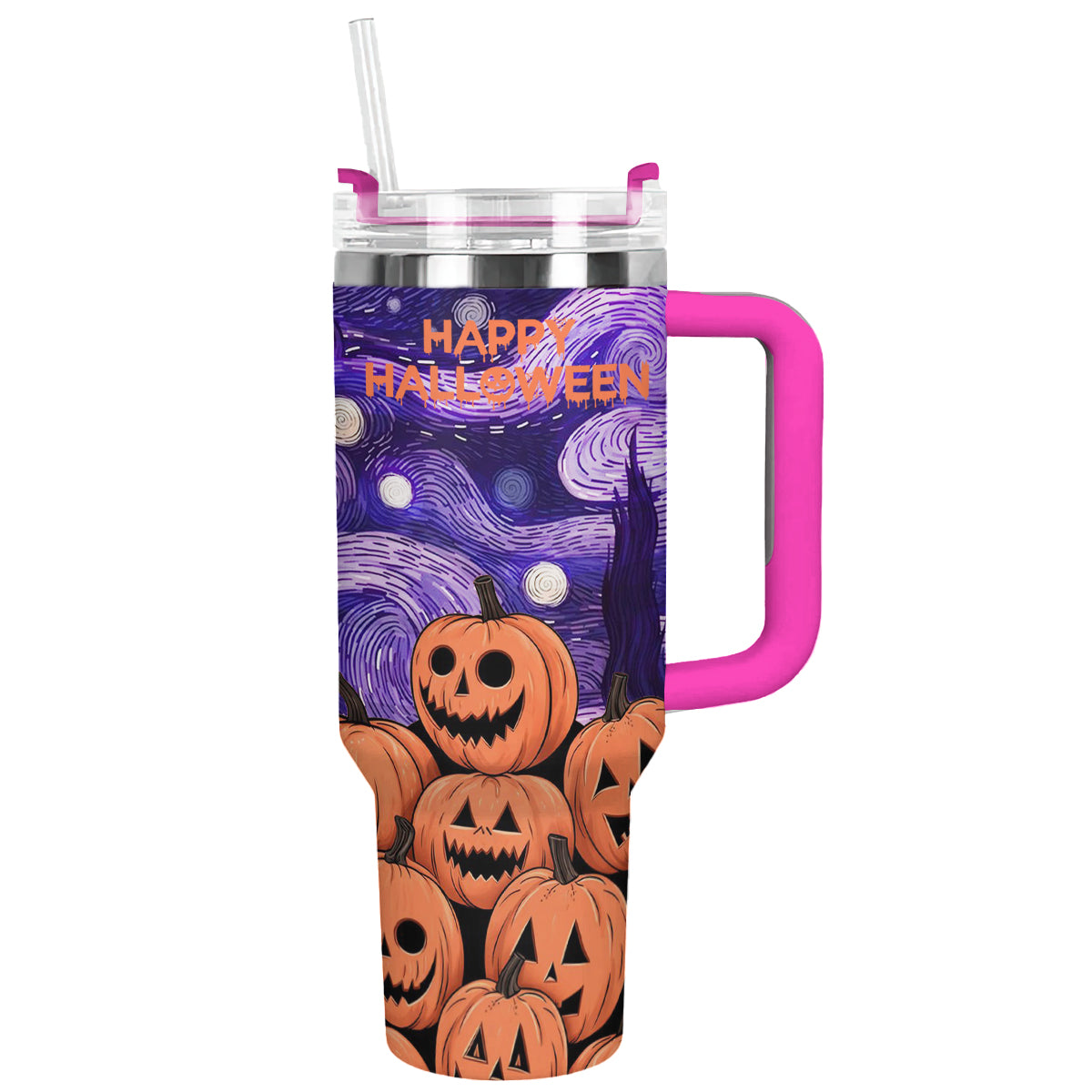 Shineful Tumbler Pumpkin Starry Night