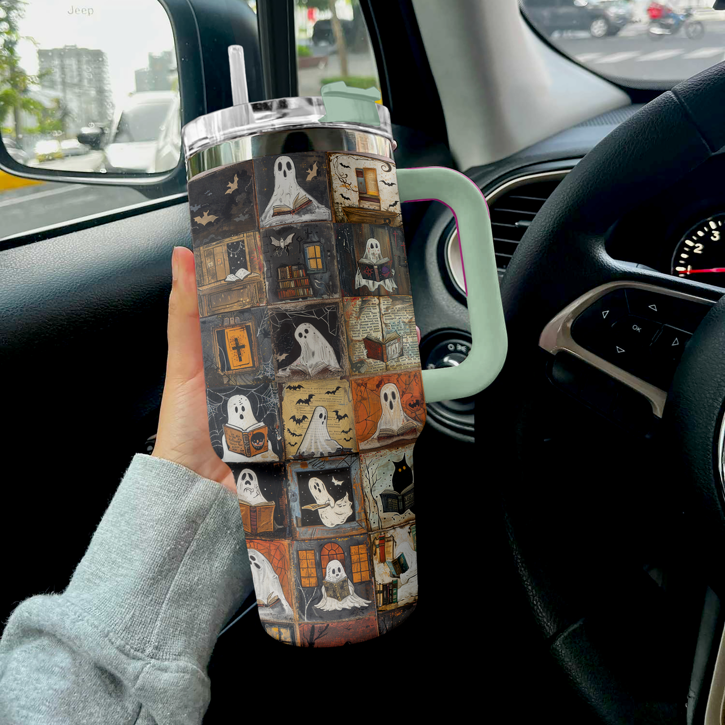 Shineful Tumbler Ghostly Bookworm