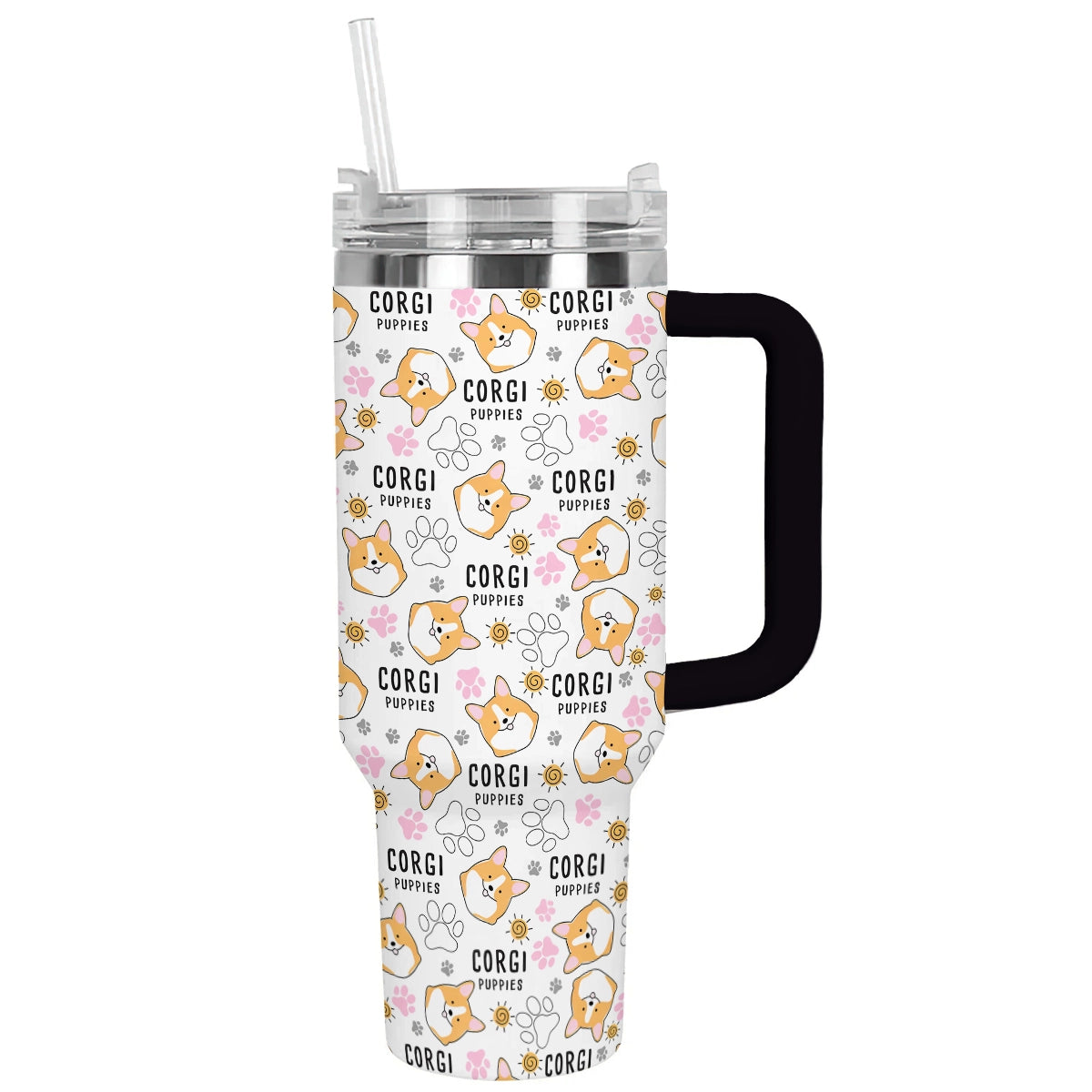 Shineful Tumbler Sunny Corgi Sips