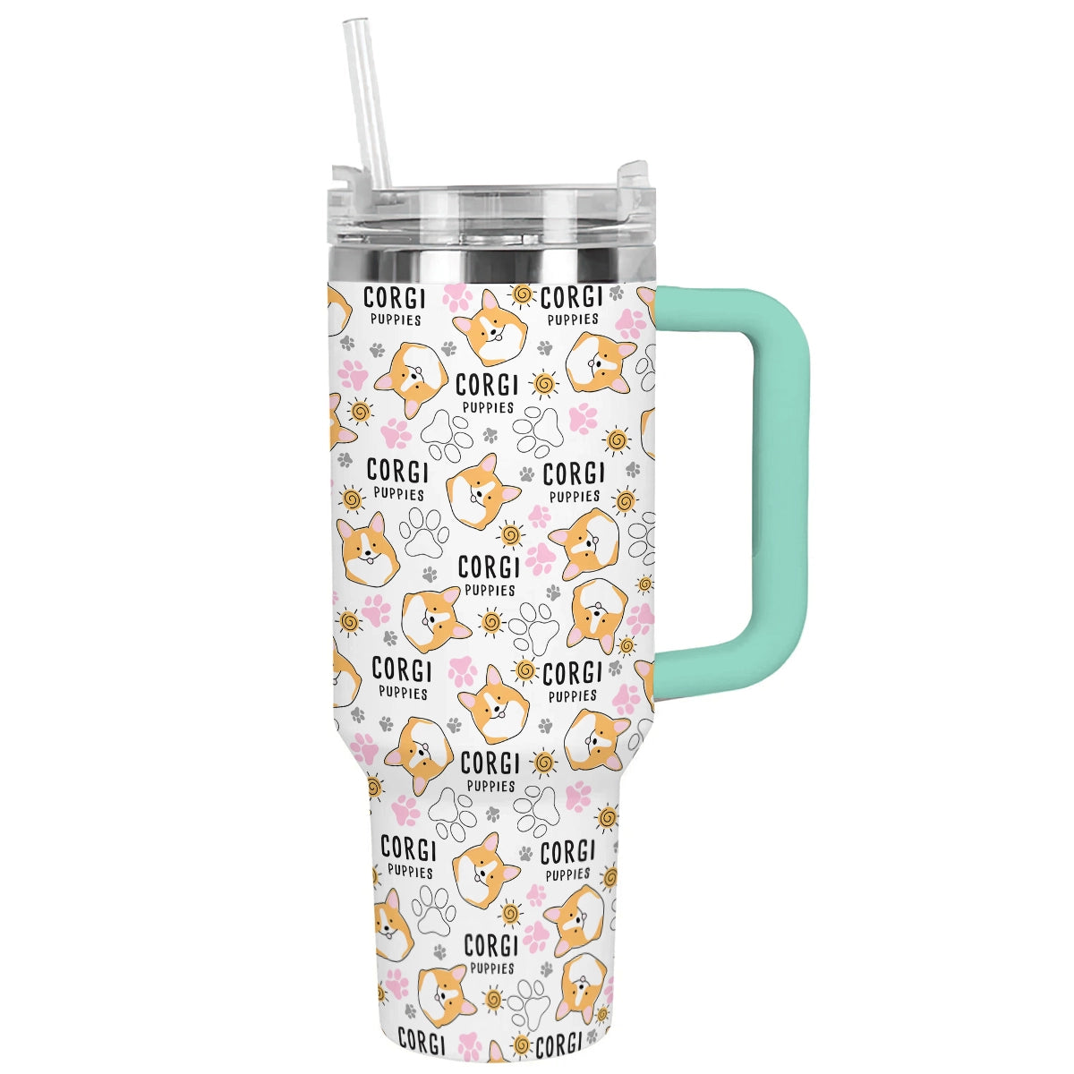 Shineful Tumbler Sunny Corgi Sips