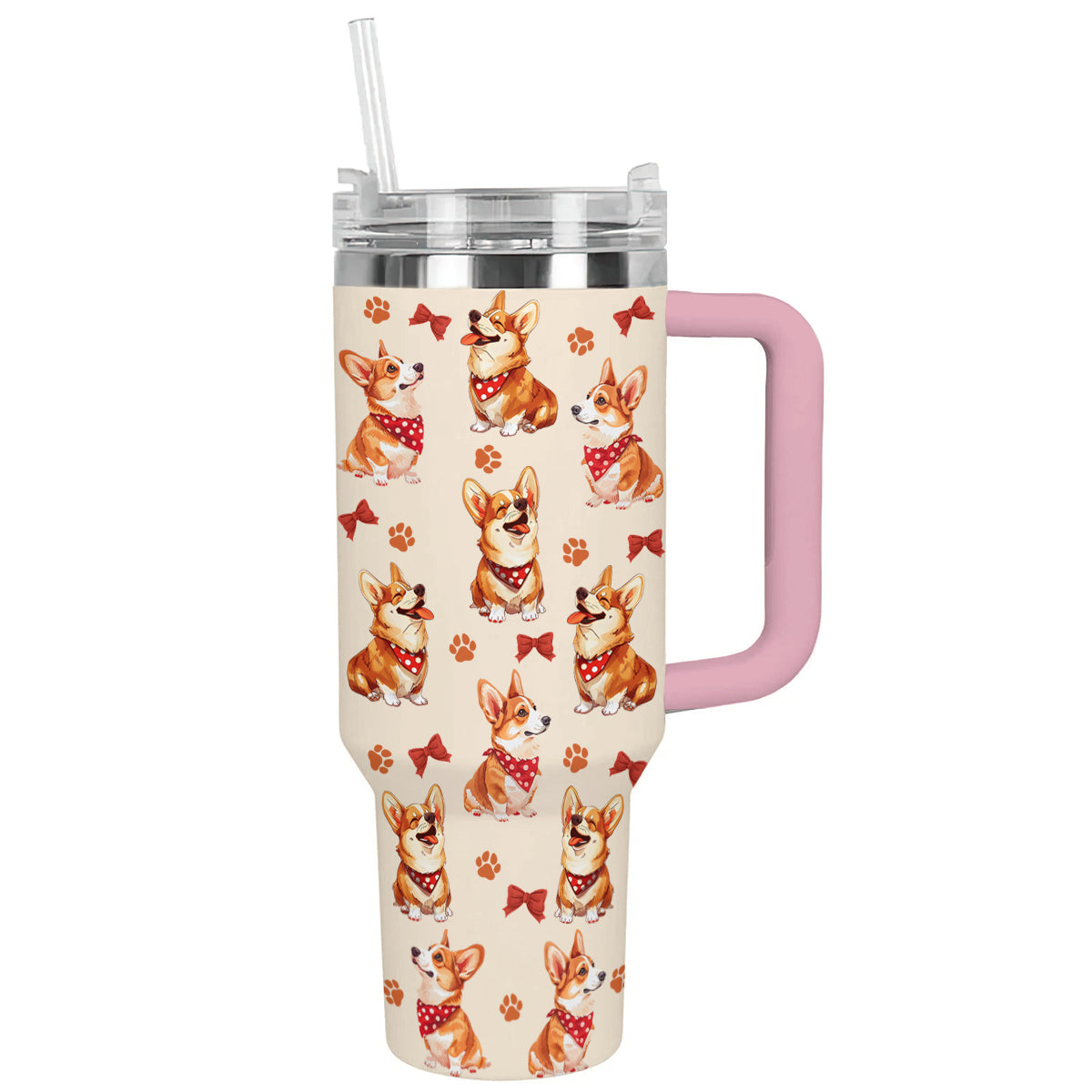 Shineful Tumbler Bow Joy Corgi