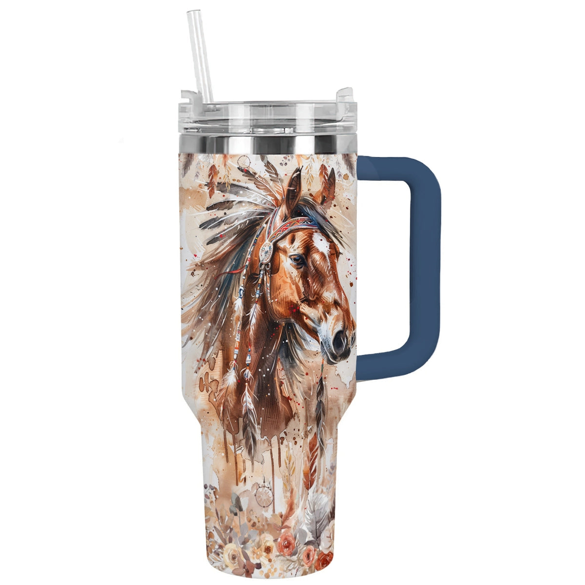 Shineful Tumbler Tribal Horse