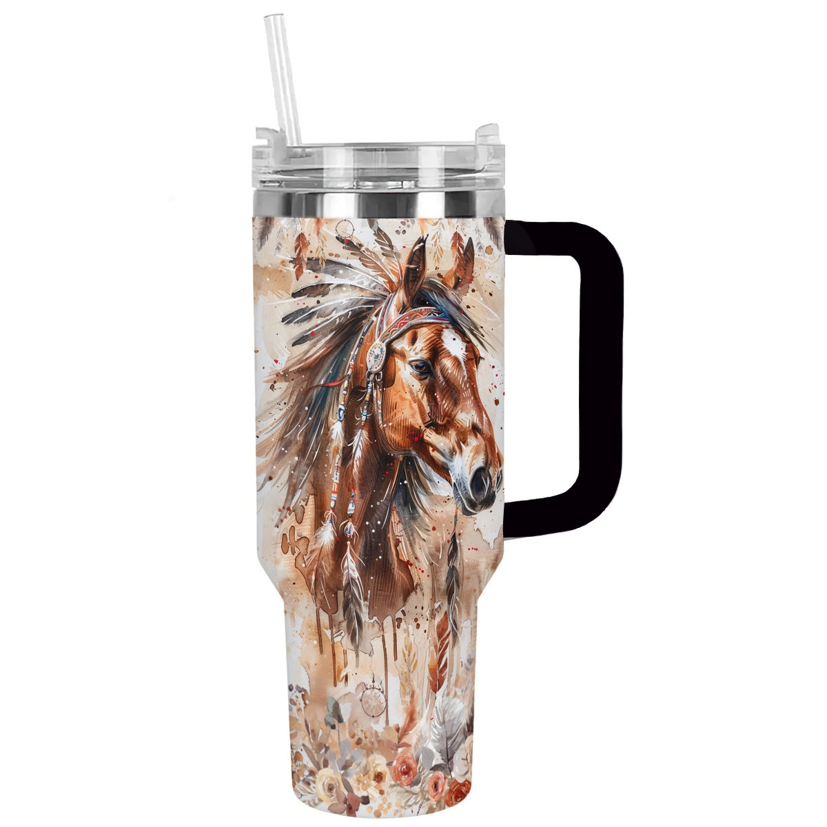 Shineful Tumbler Tribal Horse