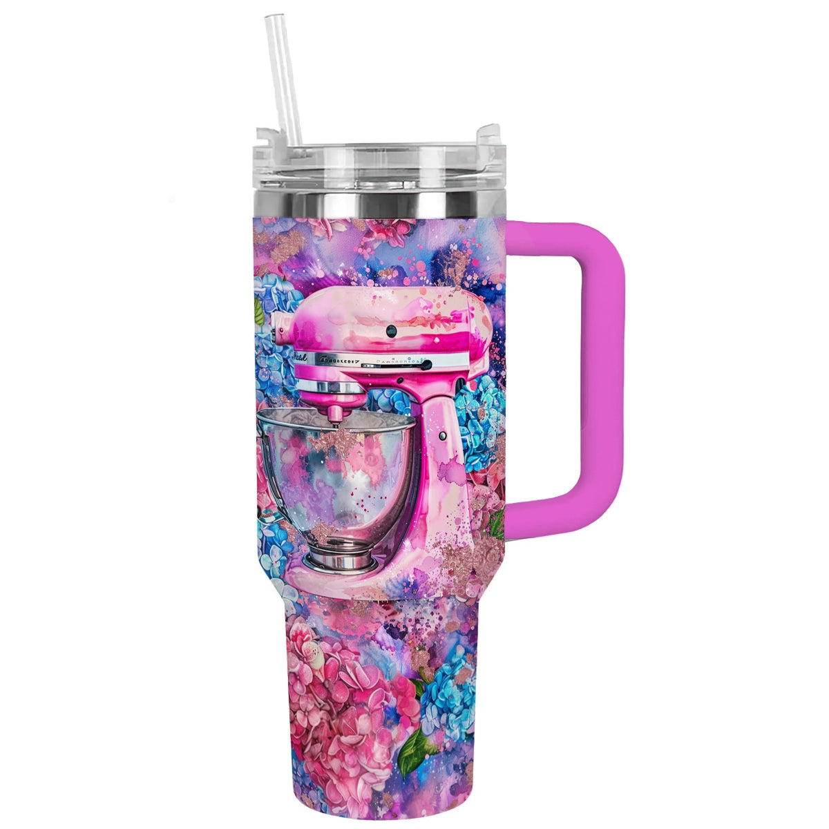 Matte Hydrangea Tumbler