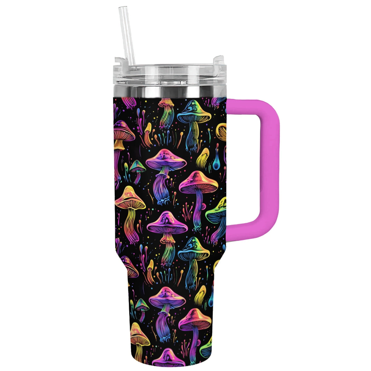 Shineful Tumbler Hippie Colorful Mushroom Vibes