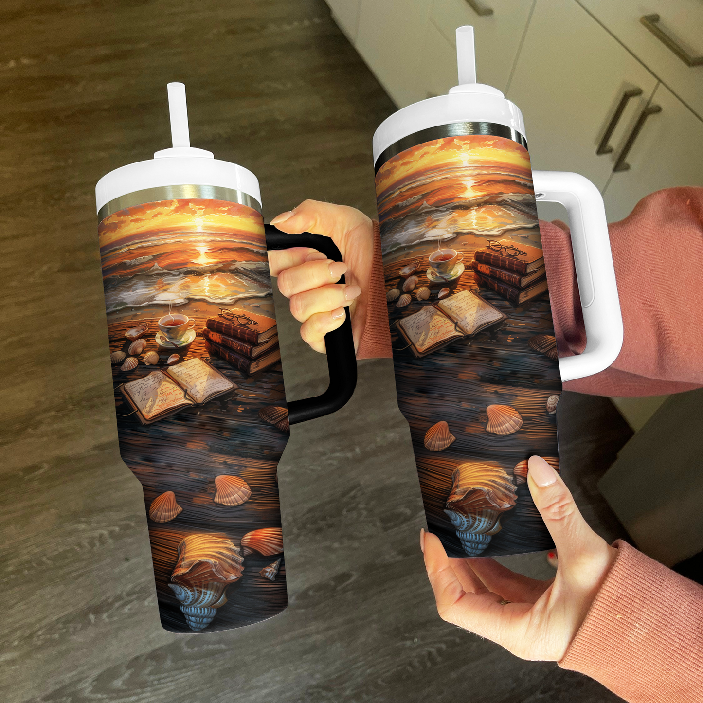 Shineful Tumbler Sunset Reading