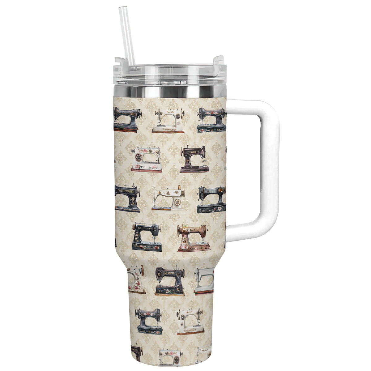 Shineful Tumbler Vintage Sewing Machine