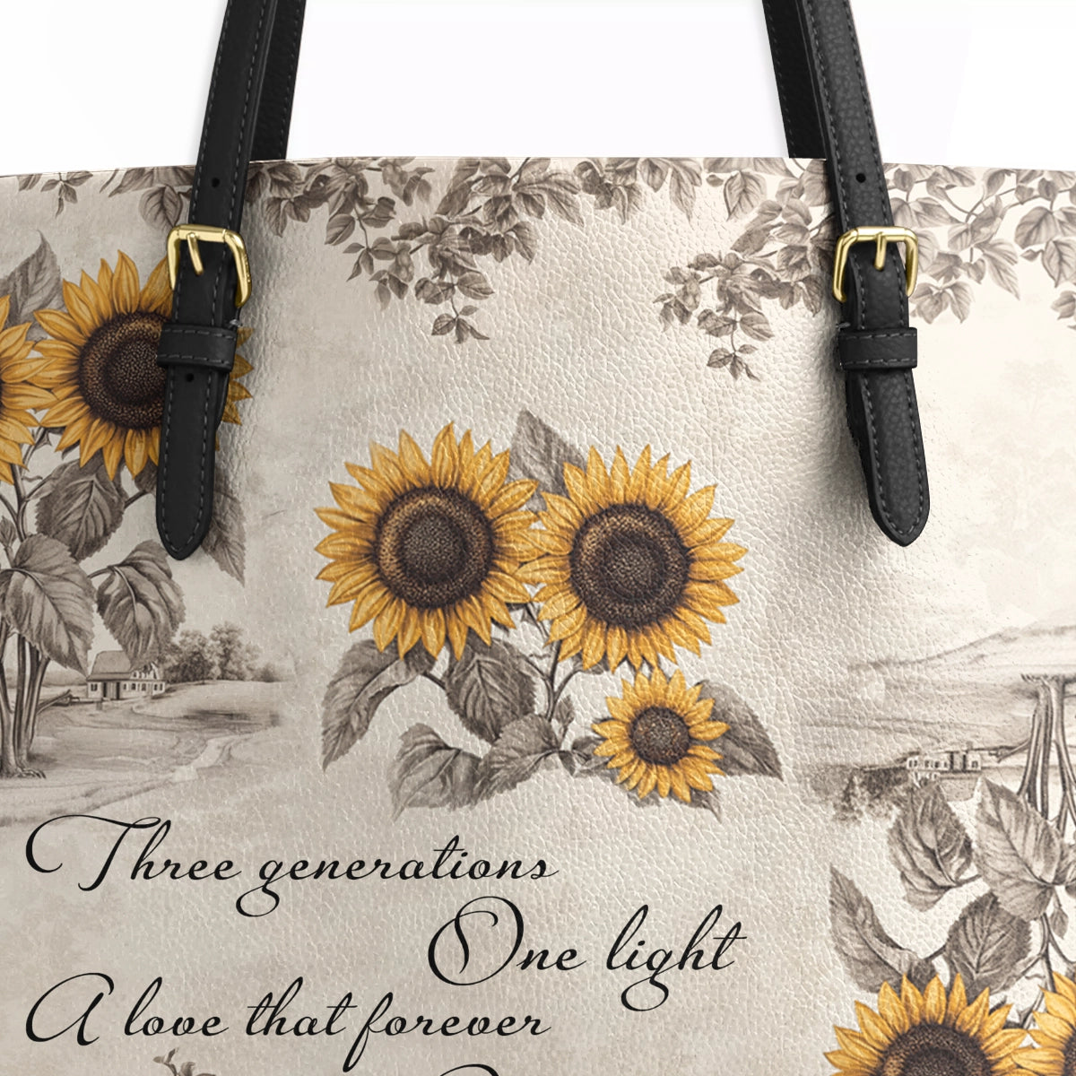 Shineful Leather Tote Bag Generations of Sunshine