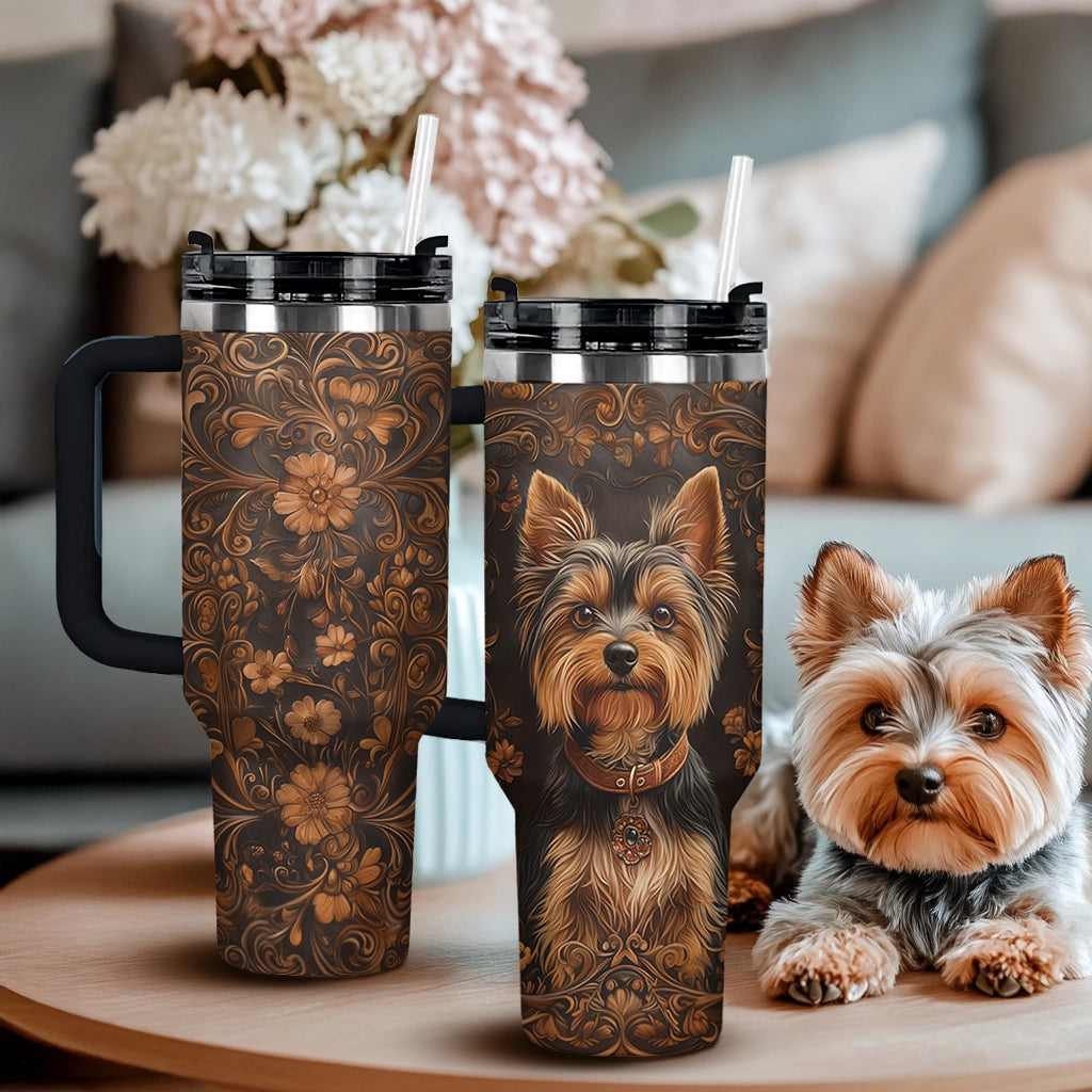 Shineful Tumbler Timeless Yorkie Charm