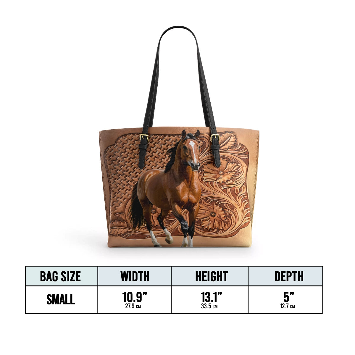 Shineful Leather Tote Bag - Horse Spirit