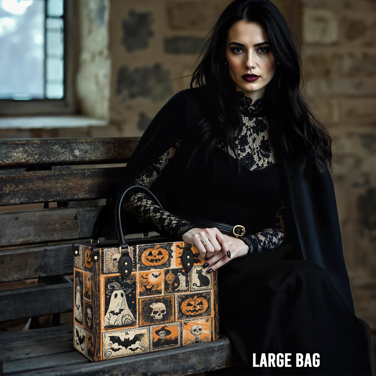 Shineful Leather Bag Mystic Halloween Charm
