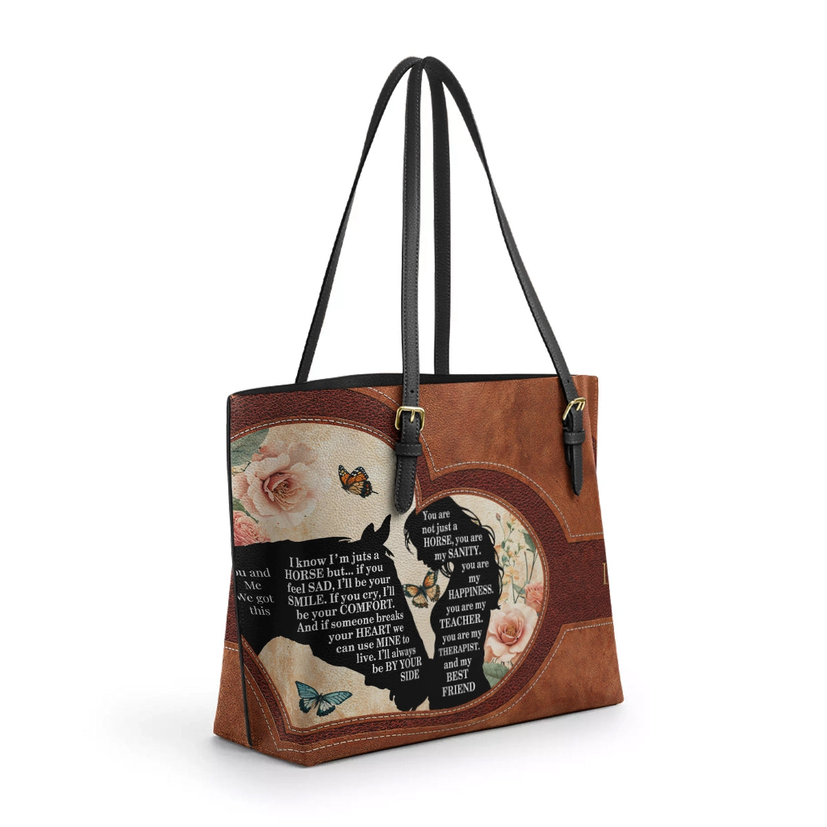 Shineful Leather Tote Bag - The Saddle Bond