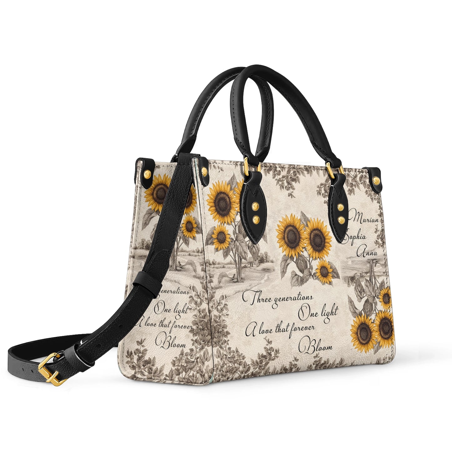 Shineful Leather Bag Personalized Generations of Sunshine