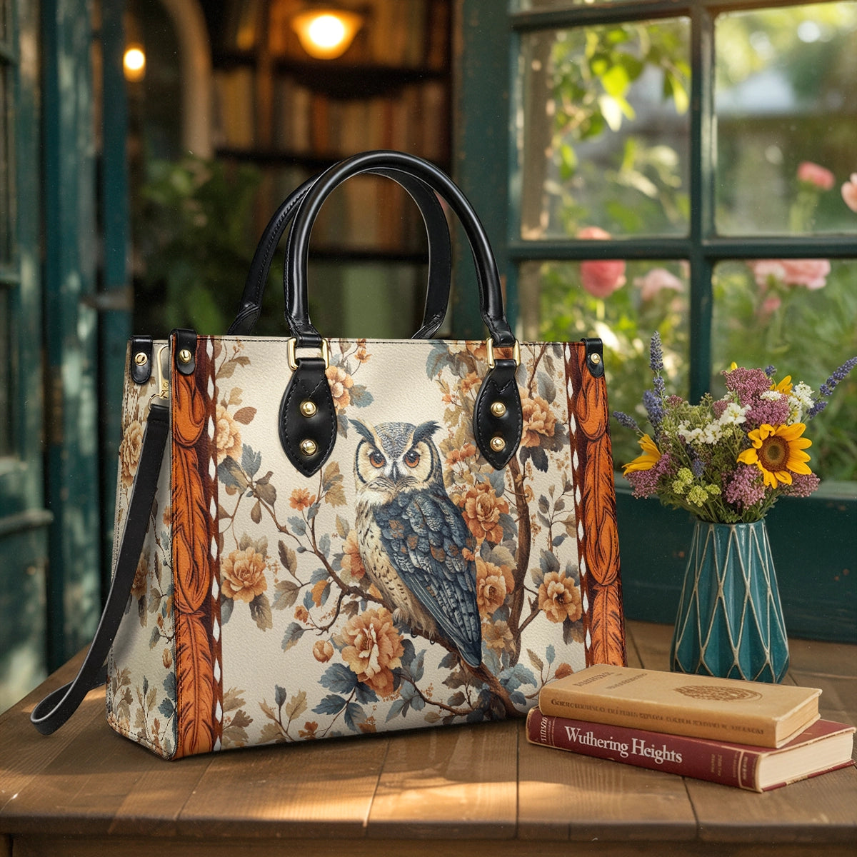 Shineful Imperial Owl Leather Bag