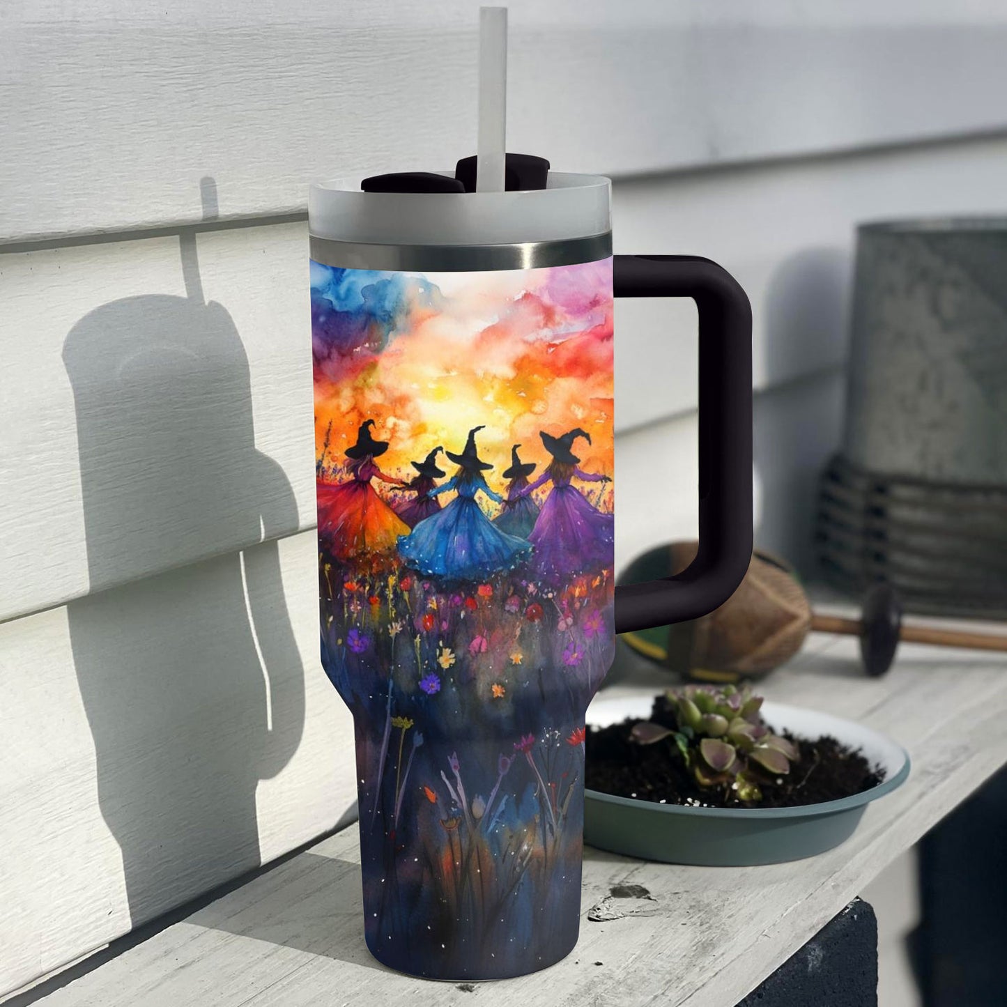 Shineful Tumbler Colorful Witch Halloween