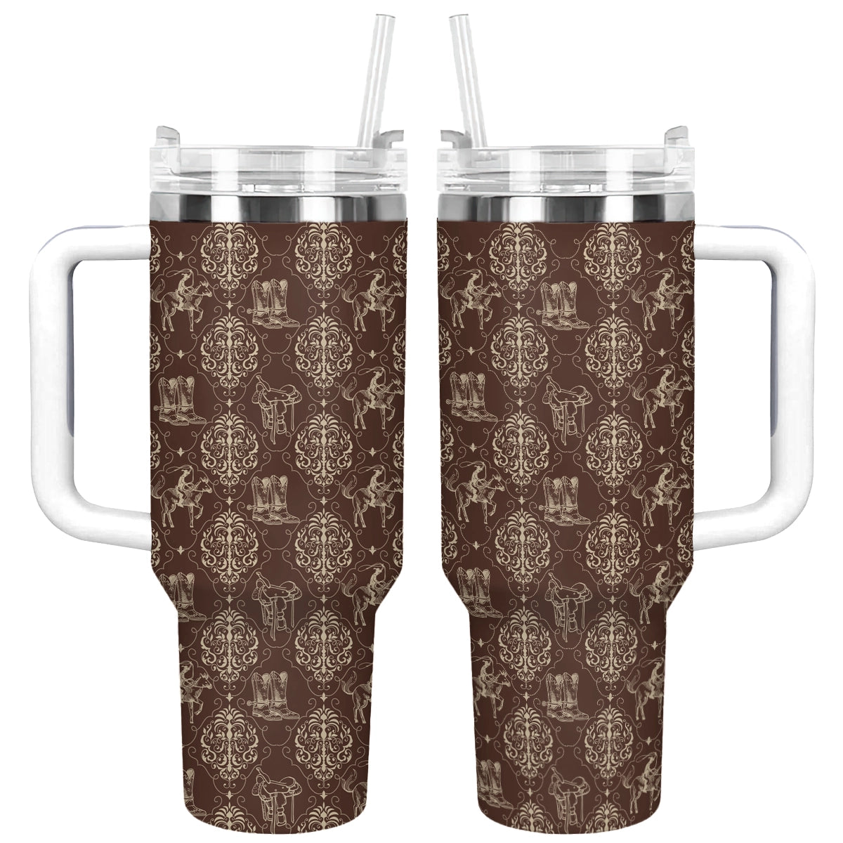 Shineful Tumbler Western Scroll
