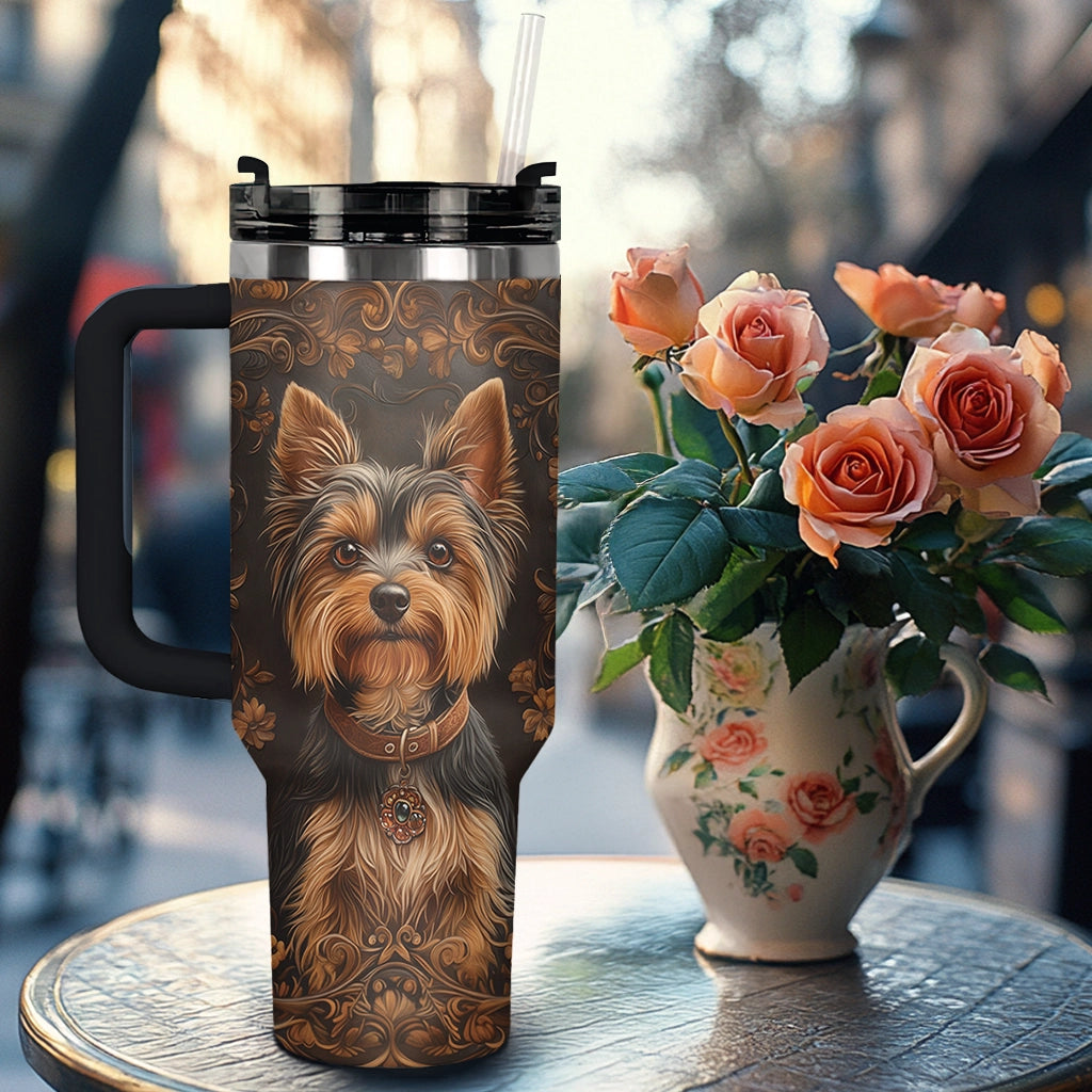 Shineful Tumbler Timeless Yorkie Charm