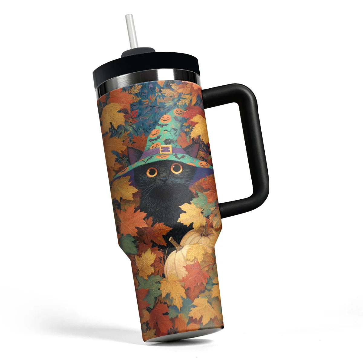 Shineful Tumbler Witchy Cat Autumn
