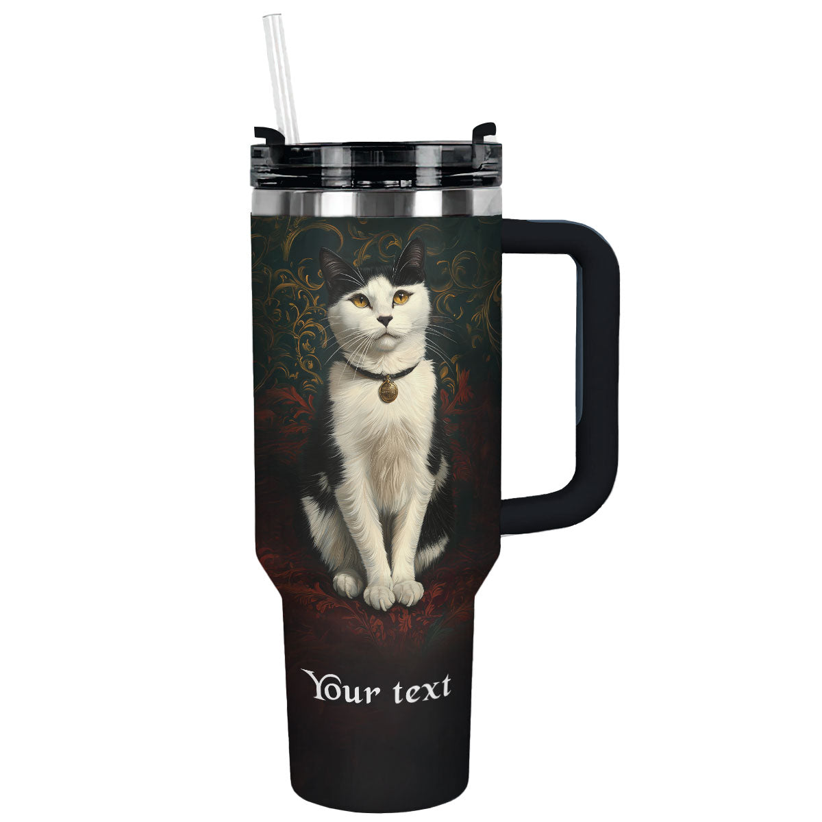 Shineful Tumbler - Personalized Royal Cat