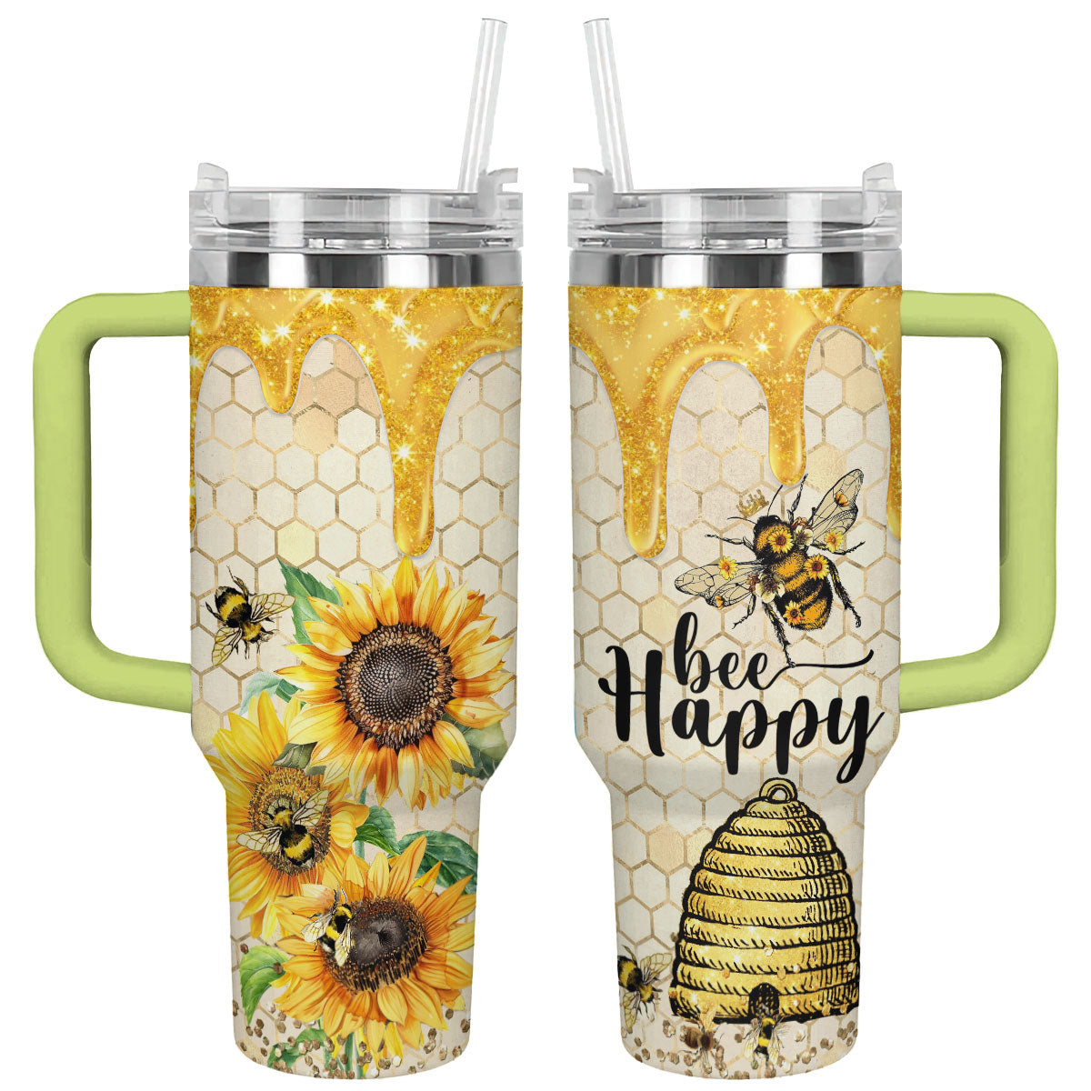 Shineful Tumbler Bee Happy