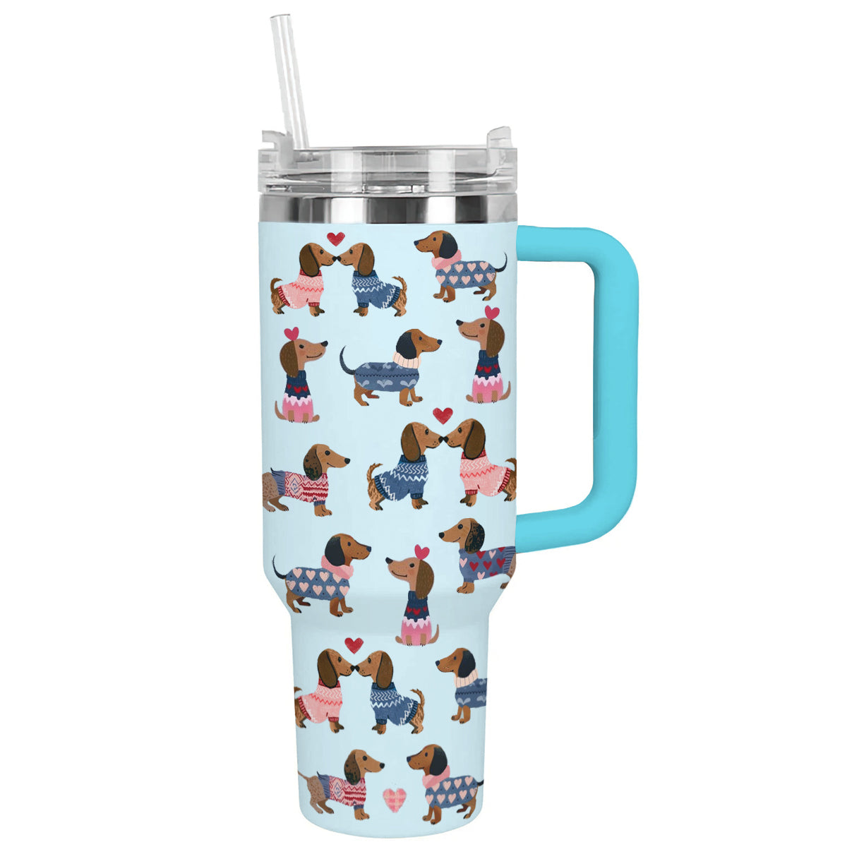 Shineful Tumbler Dachshund Sweater Party
