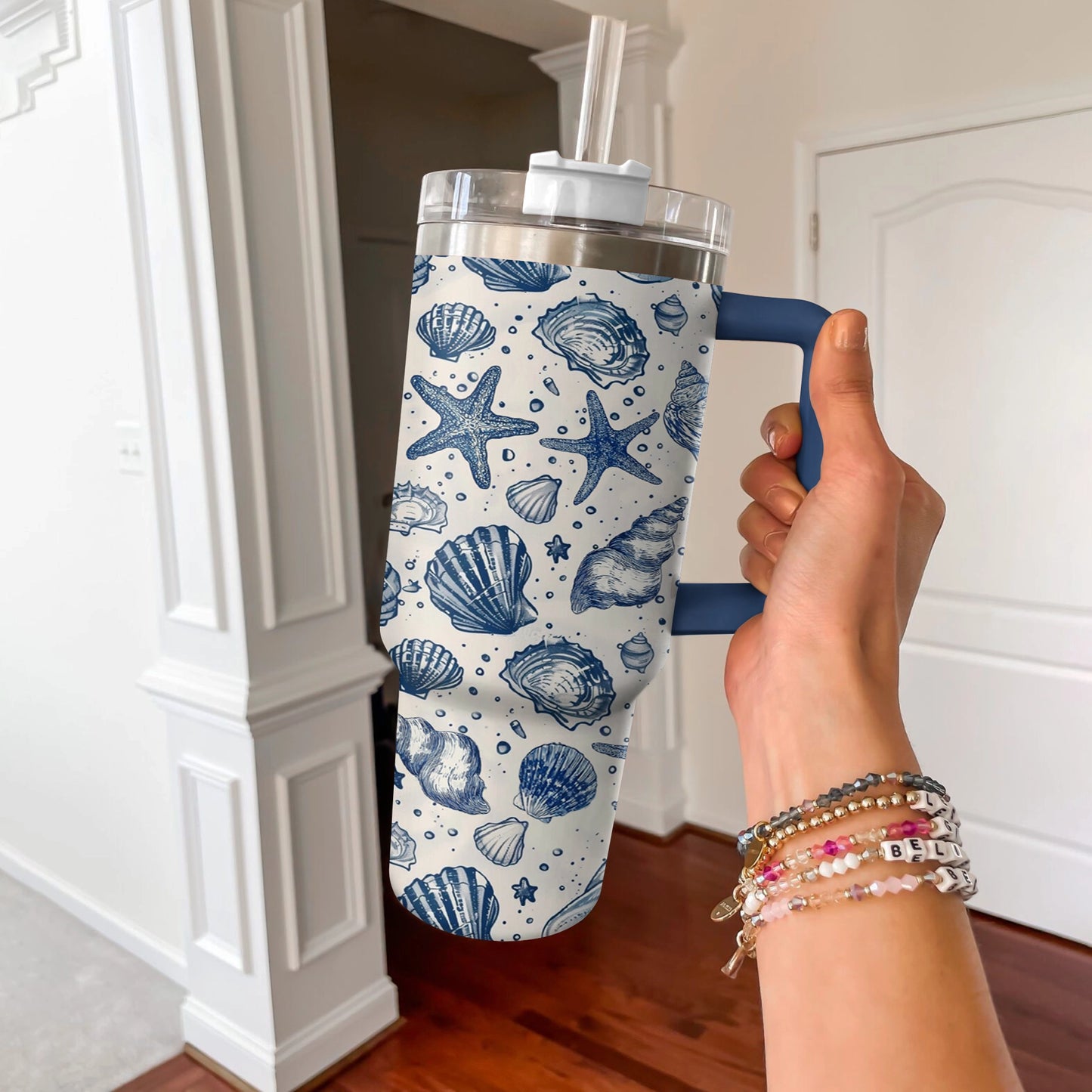 Shineful Tumbler Seashell Serenity