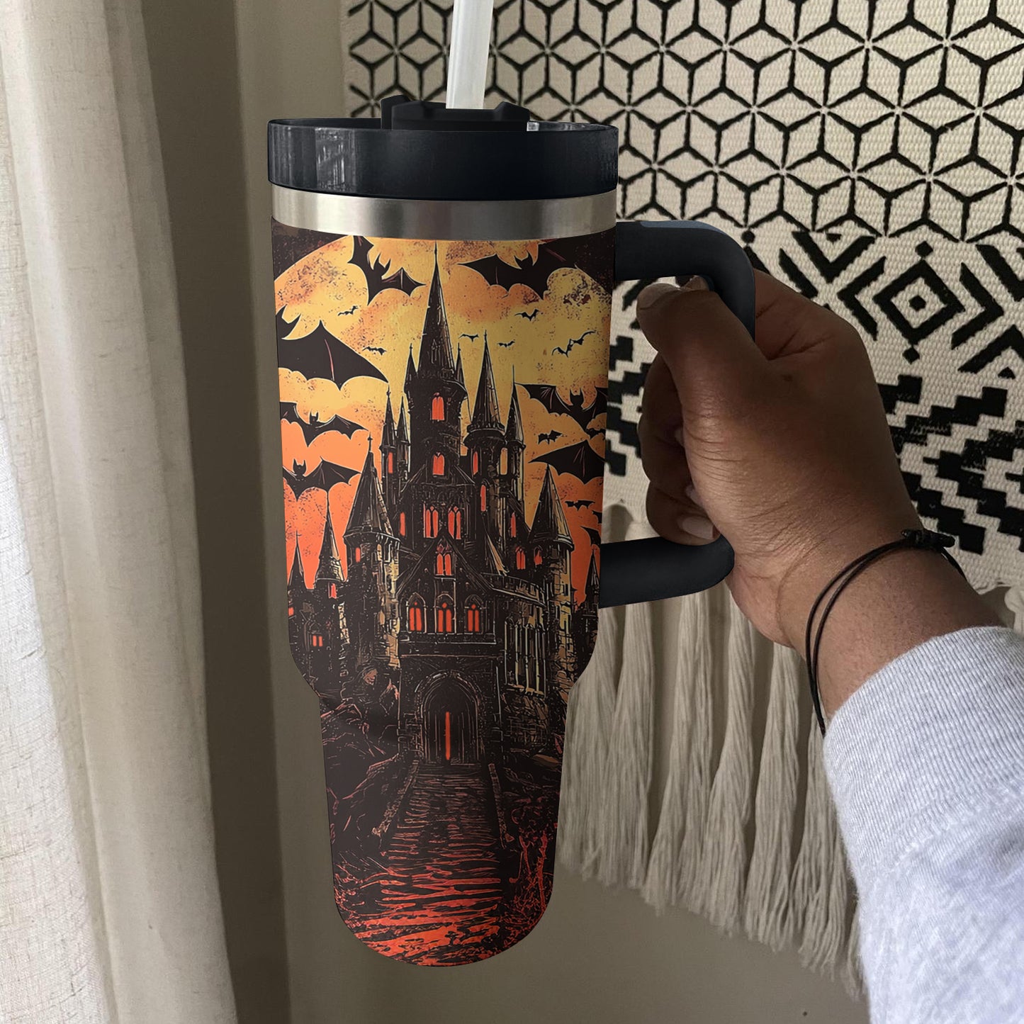 Shineful Tumbler Scary Haunted Castle