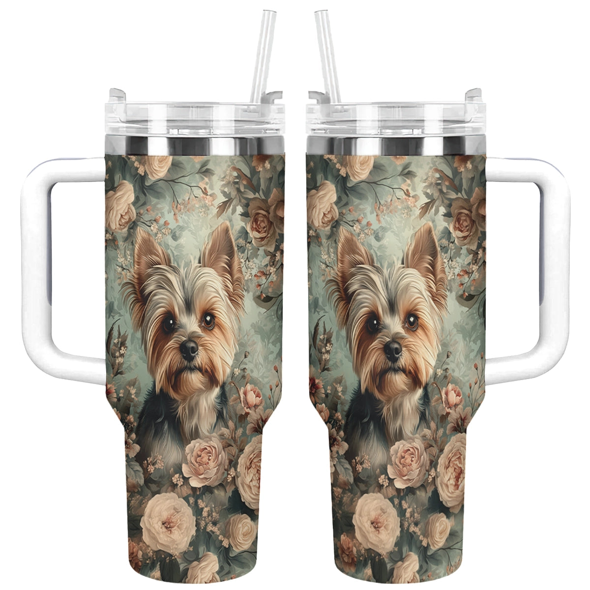 Shineful Tumbler Yorkie Blossom Luxe