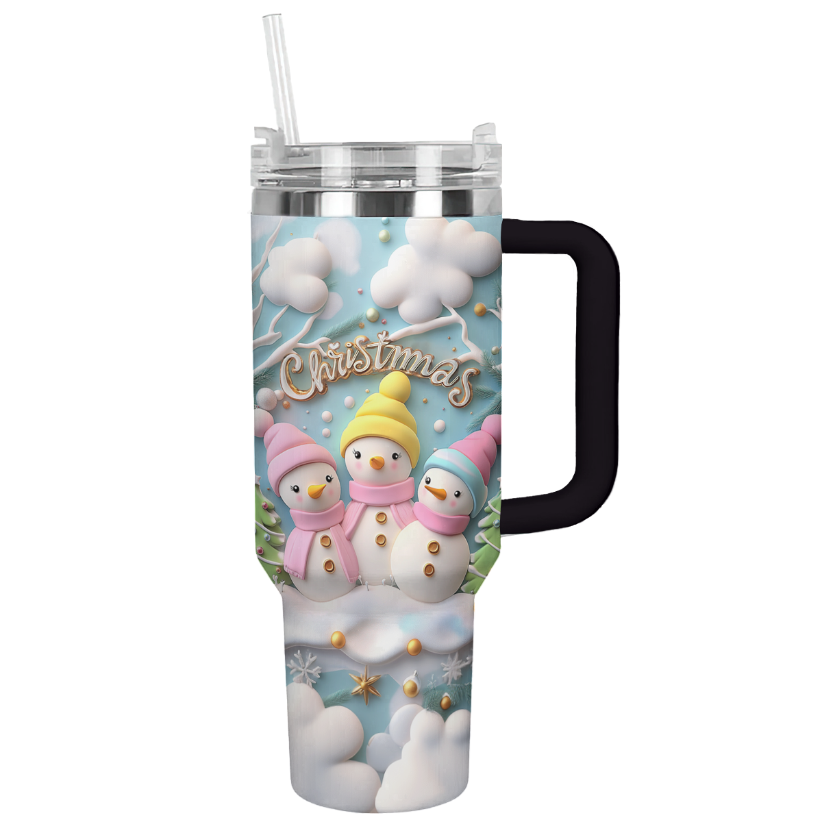 Shineful Tumbler Sweet Snowman Delight