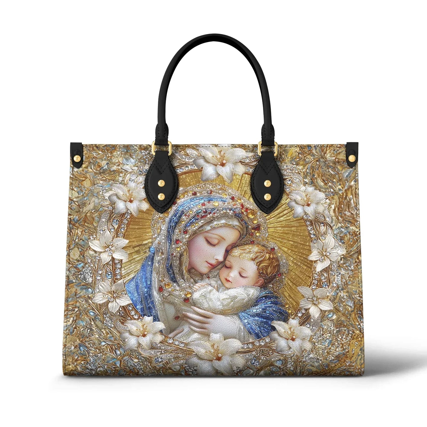 Shineful Holy Embrace Personalized Leather Bag