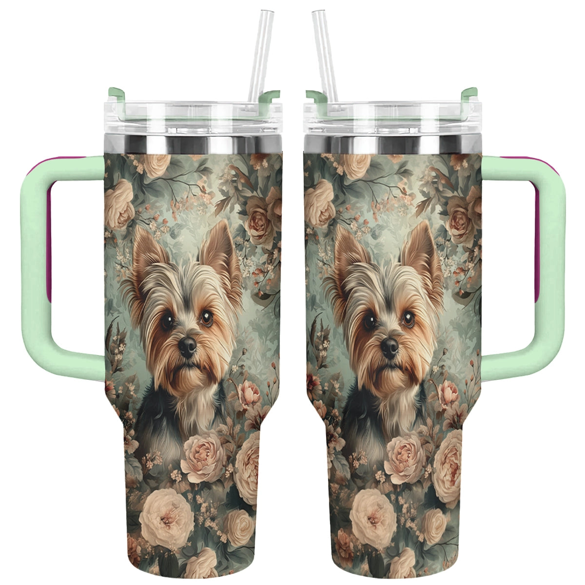 Shineful Tumbler Yorkie Blossom Luxe