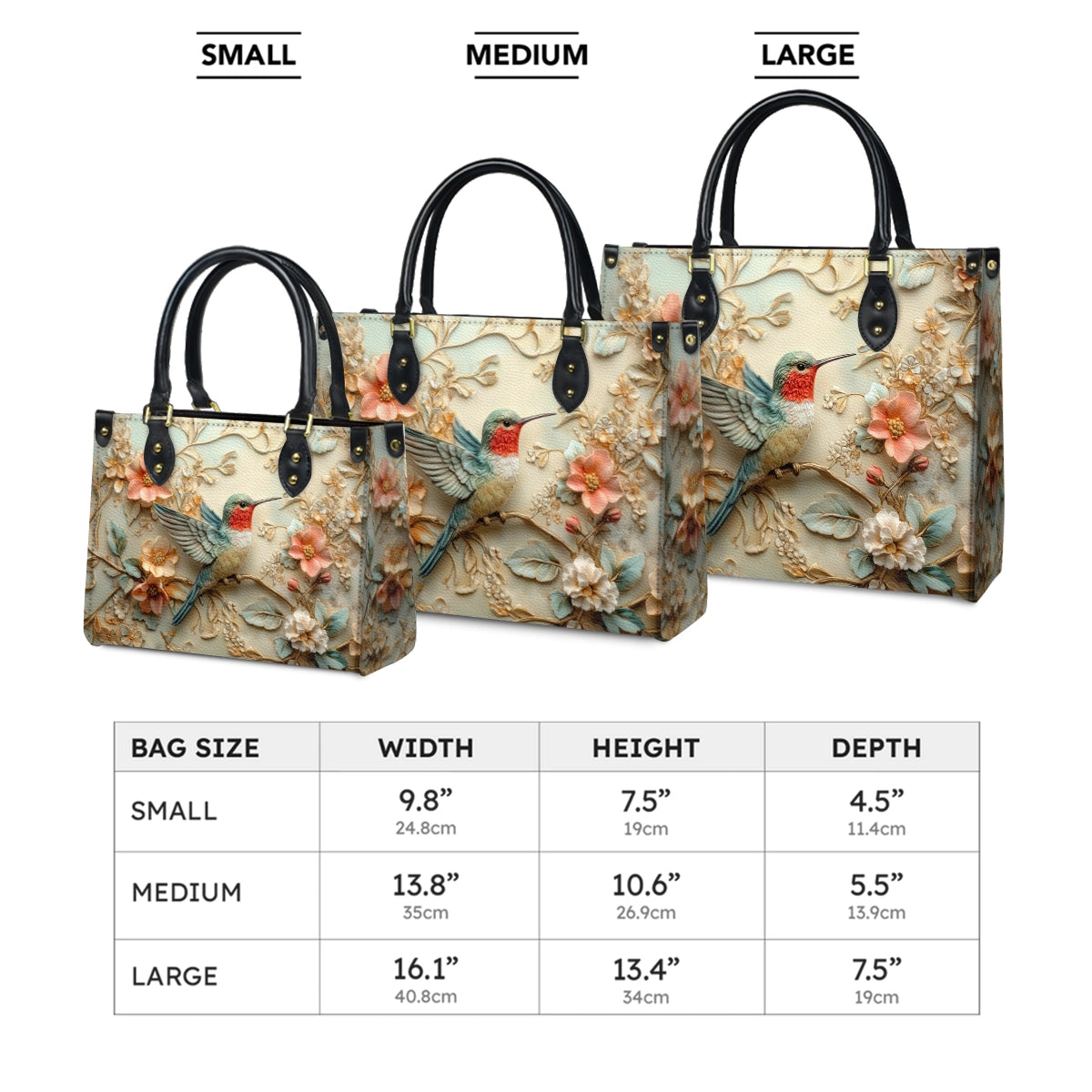 Shineful Leather Bag Hummingbird Whisper