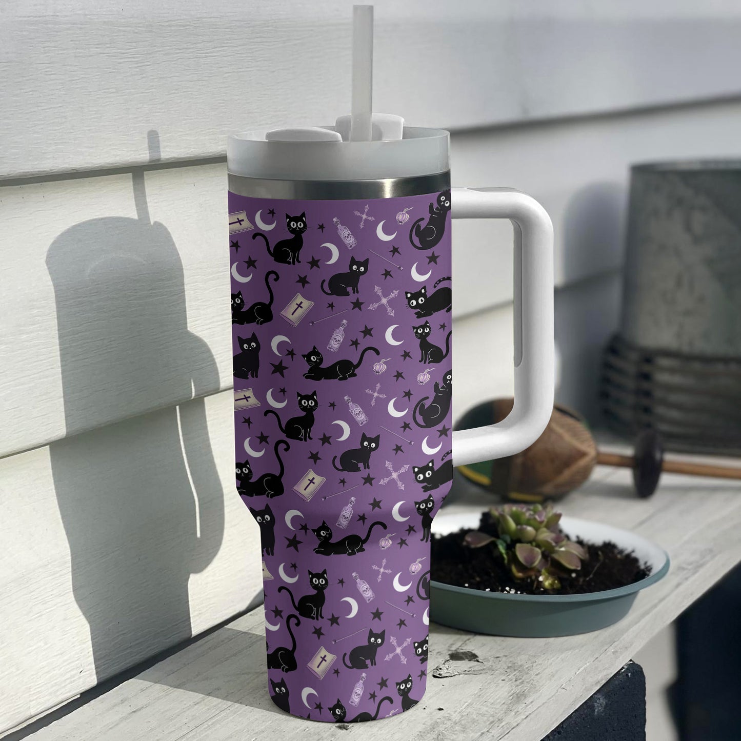 Shineful Tumbler Magical Black Cat