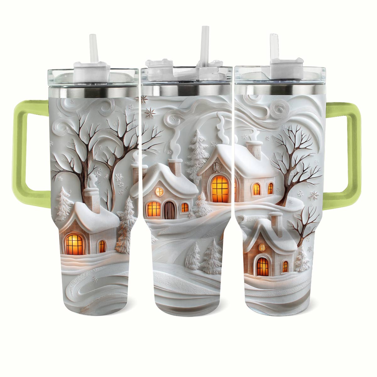 Shineful Glossy Tumbler Snowy Sips
