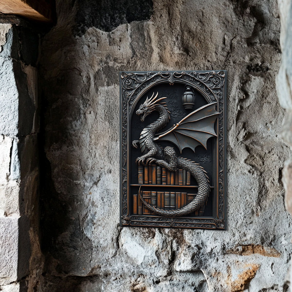 Shineful 2D Metal Sign The Guardian Of Knowledge
