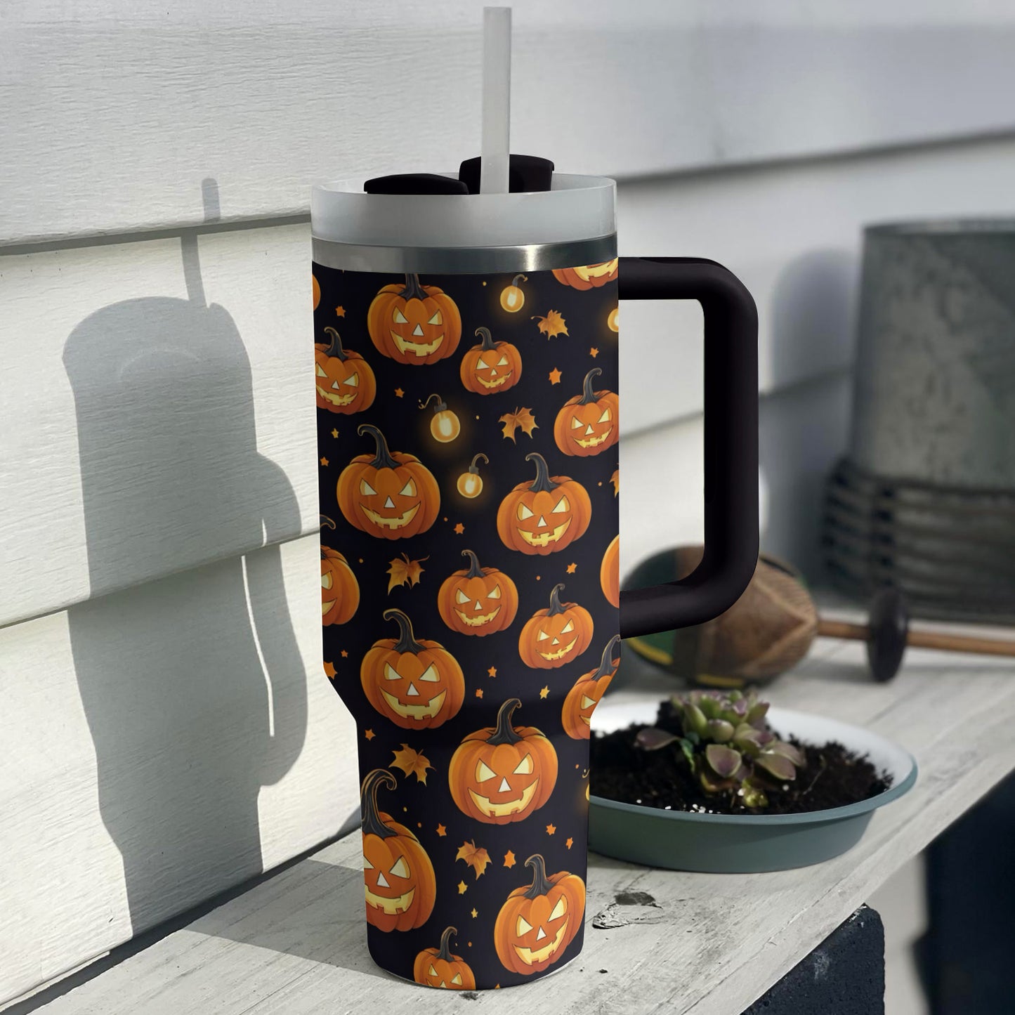 Shineful Tumbler Glowing Pumpkins