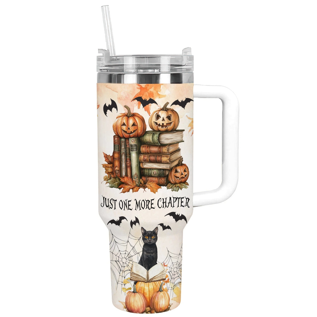 Shineful Tumbler Halloween Reading Vibes