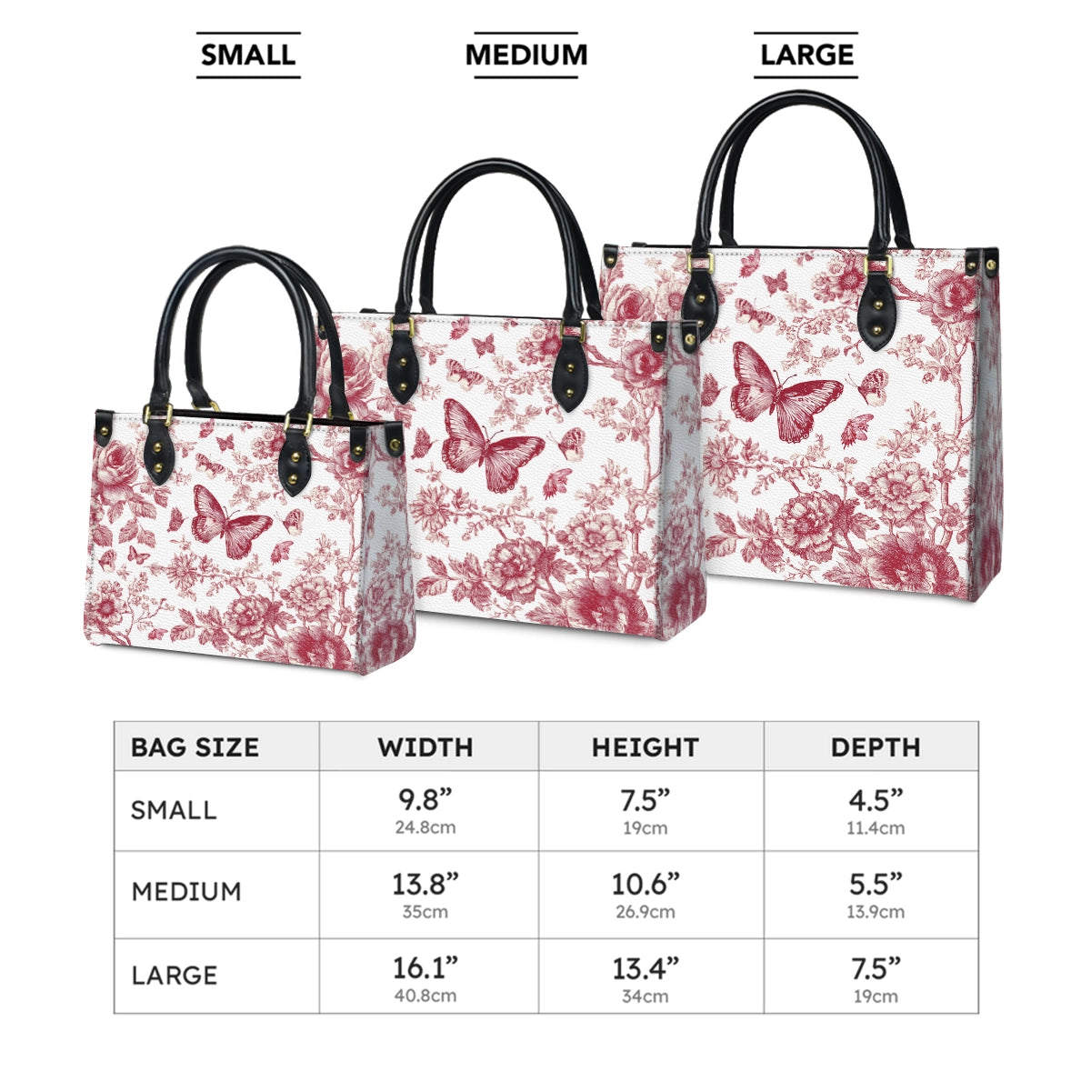 Shineful Leather Bag Butterfly Reverie