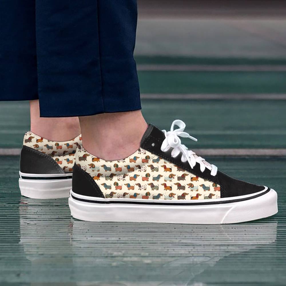 Shineful Sneakers Sweet Dachshunds