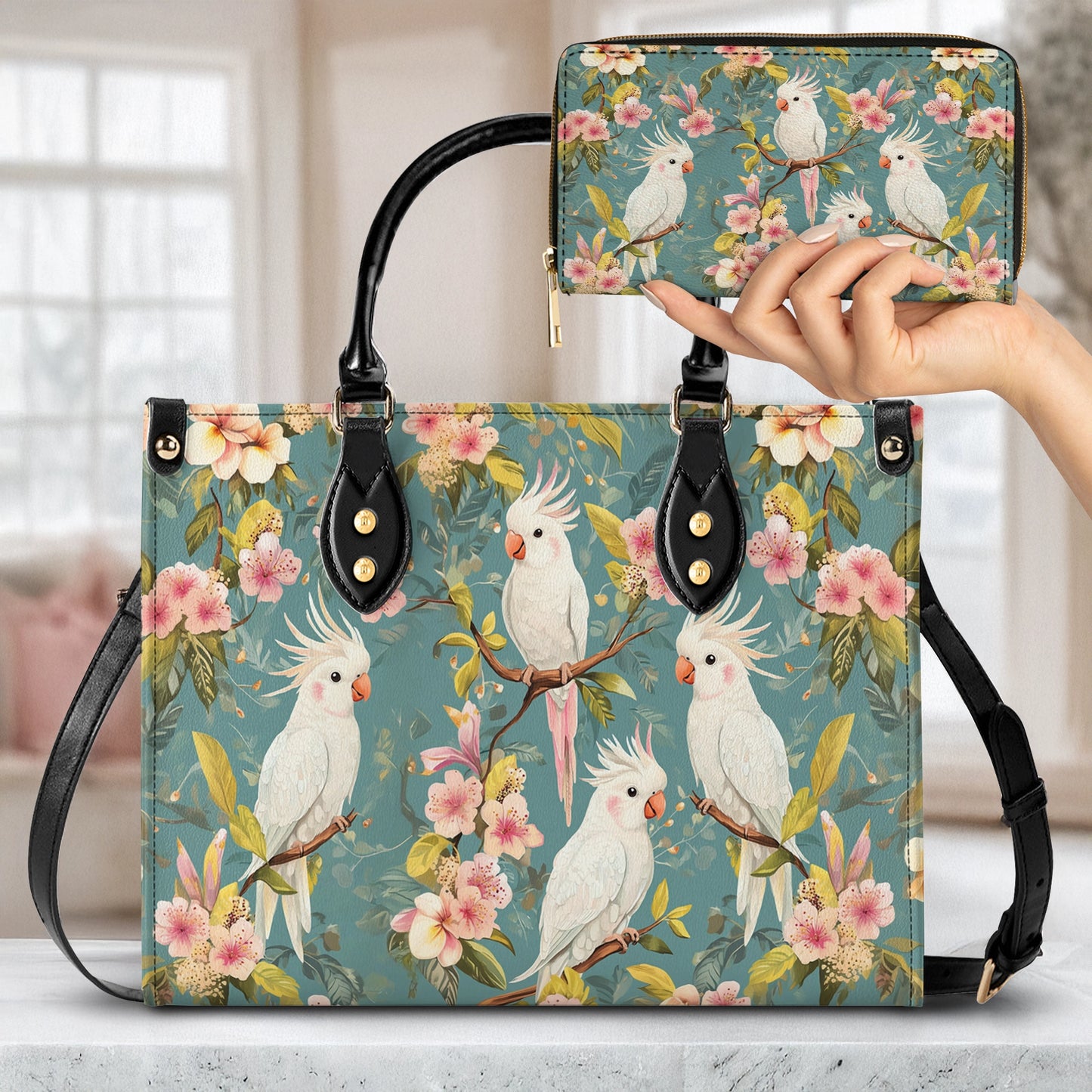 Shineful Leather Bag Spring Choir