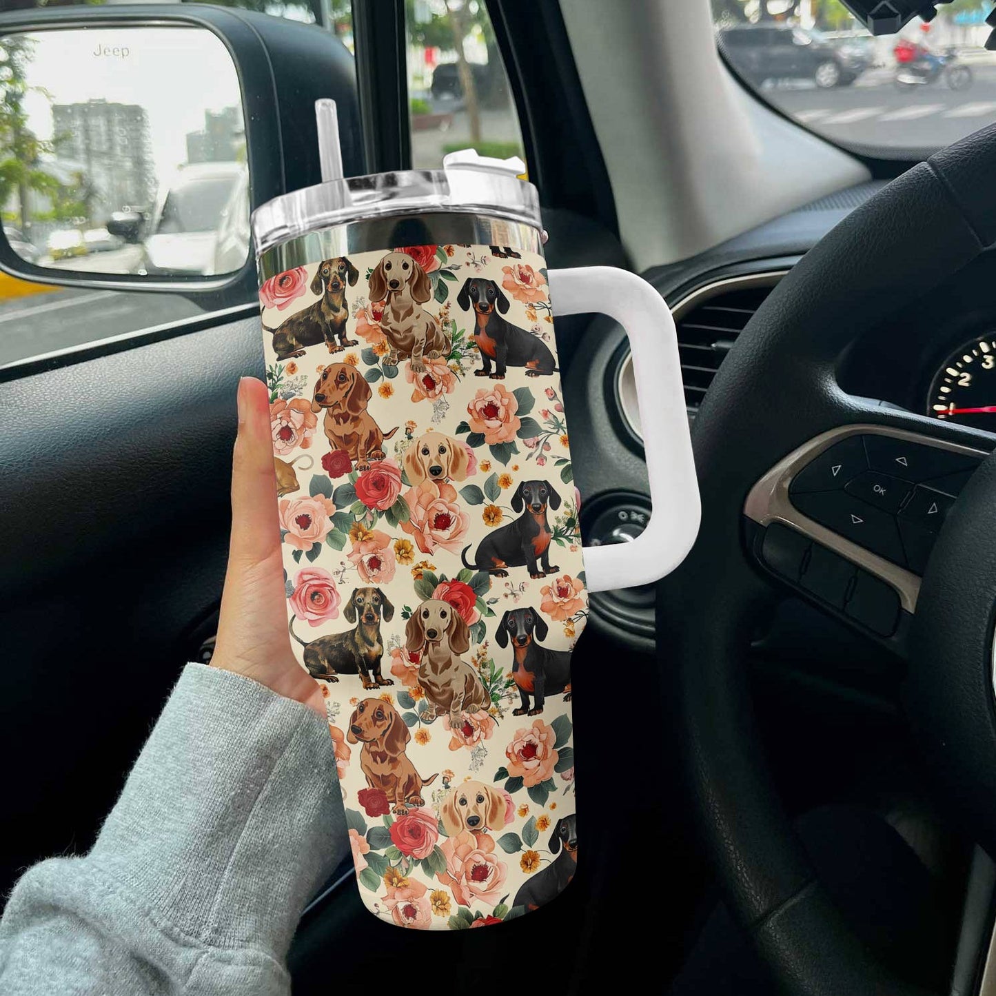 Shineful Tumbler Cozy Dachshunds