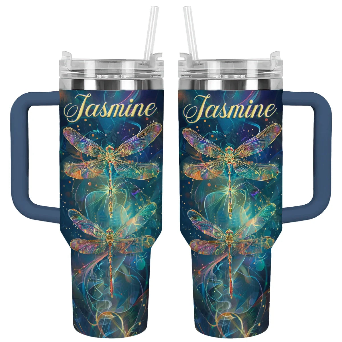 Shineful Tumbler Personalized Enchanted Dragonfly