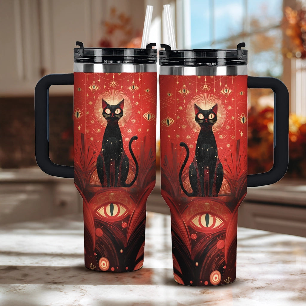 Shineful Tumbler Cat Mystic Gaze