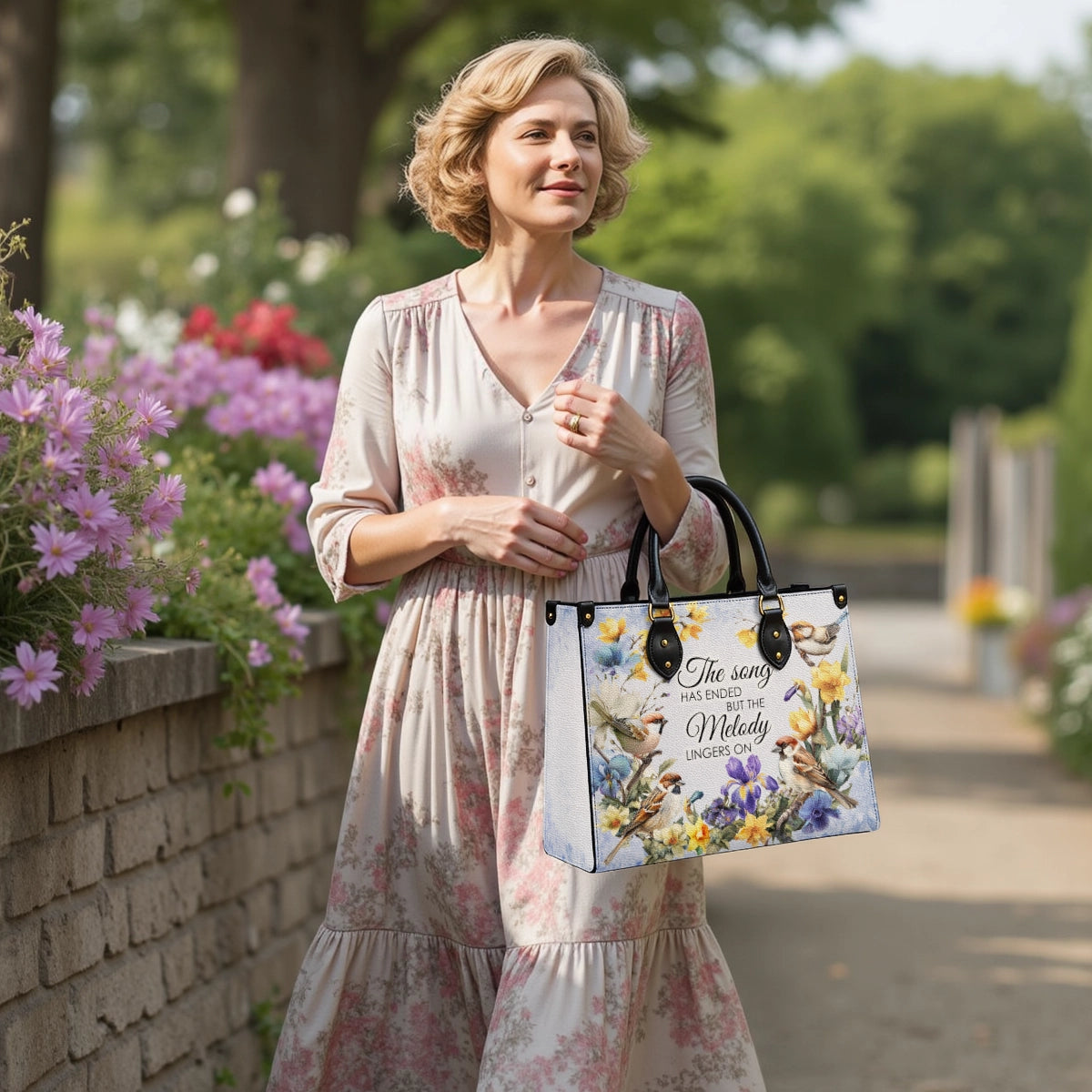 Shineful Melody Garden Leather Bag