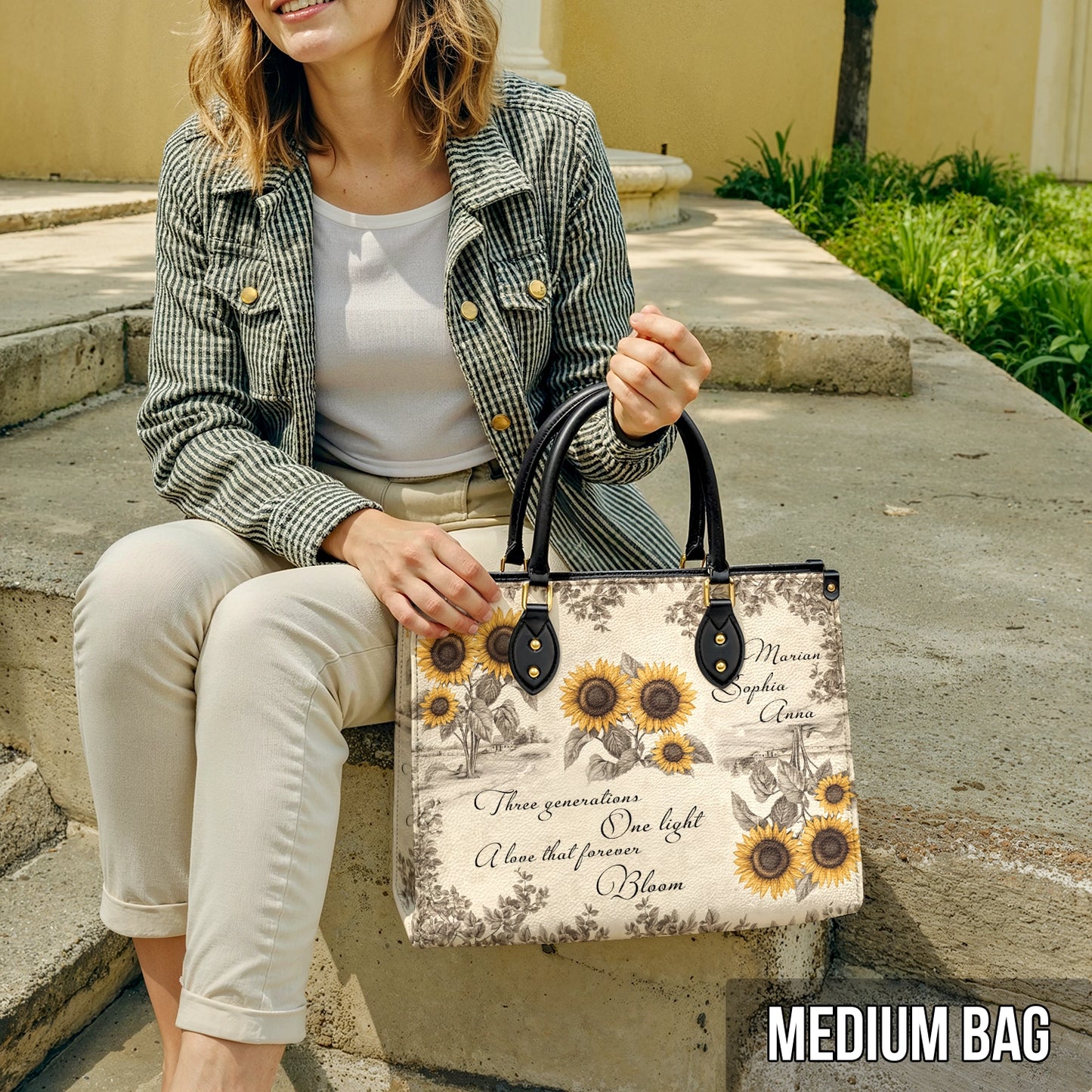 Shineful Leather Bag Personalized Generations of Sunshine