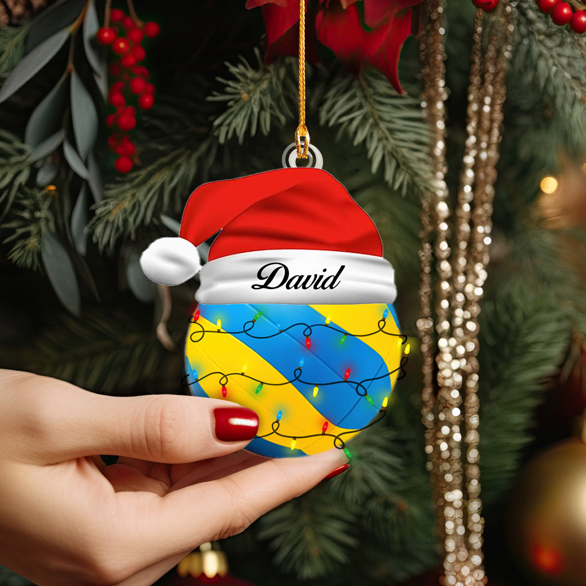 Shineful Personalized  2D Acrylic Ornament - Sports Ball Christmas Ornament Collection
